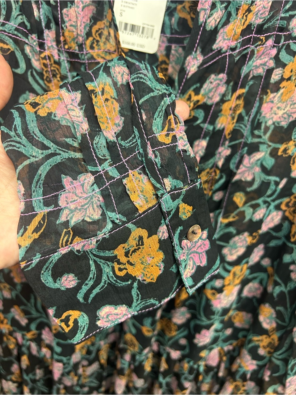 NWT Free People See It Through Maxi Dress - Picture 8 of 8